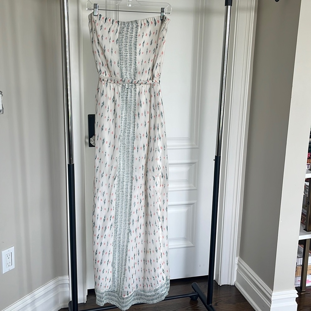 Strapless maxi dress